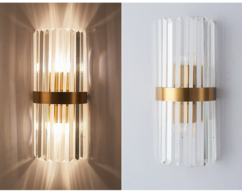 Nordic Glass Bedside Lamp – Modern Corridor & Aisle Wall Light | LED