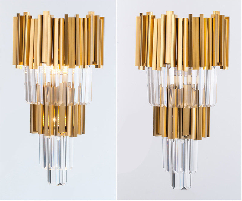 Nordic Glass Bedside Lamp – Modern Corridor & Aisle Wall Light | LED