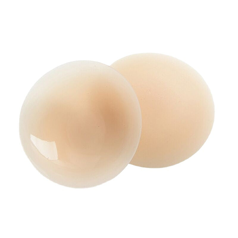 Gel-free Temperature Self-adhesive Silicone Breast Patch Ultra-thin Invisible Nipple Patch Anti-bump Chest Patch