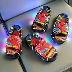 Summer Hot Children&#039;s Luminous Slippers Non-slip Wear-resistant Cartoon Cool Cute Indoor And Outdoor Wear-wearing Baby Flip-flops For Women