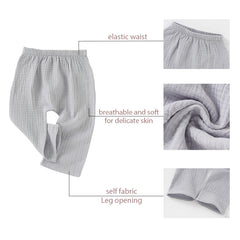 Baby Pants Amazon Same Style Children&#039;s Mosquito-proof Pants Organic Cotton Baby Casual Pants Children&#039;s Summer Baby Trousers