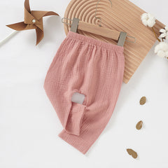 Baby Pants Amazon Same Style Children&#039;s Mosquito-proof Pants Organic Cotton Baby Casual Pants Children&#039;s Summer Baby Trousers