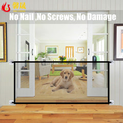 Dog Isolation Net Portable Folding Pet Isolation Fence Dog Barrier Safety Protection Fence