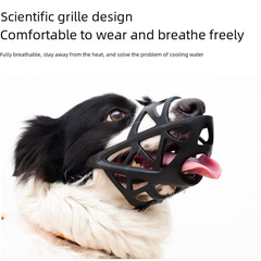 Dog Muzzle Anti-licking Anti-bite Anti-eating Amazon Supply Breathable Adjustable Drinking Water Reflective Dog Muzzle